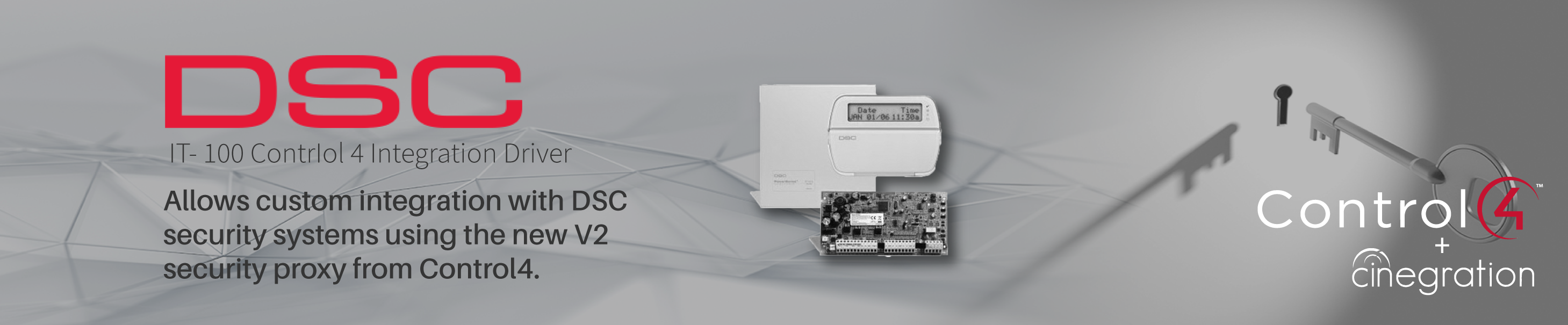 Platforms Control4 Drivers Security DSC IT100 Integration Driver